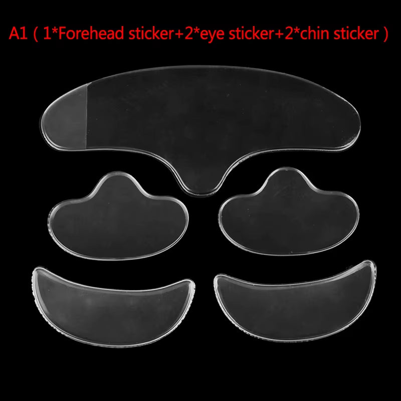 Facial Patch Anti-Wrinkle Strong Fit Reusable Wrinkle-Removing Anti-Aging Crescent-Shaped Anti-Wrinkle Silicone Skin Care Pad