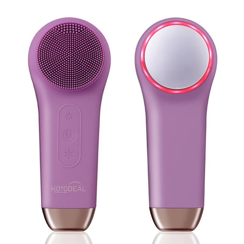 Facial Cleansing Brush, Face Scrub Brush Magnetic Rechargeable Face Brush for Women & Men, Silicone Face Scrubber Cleanser Brush for Facial Pore Cleaner, Valentine Gift