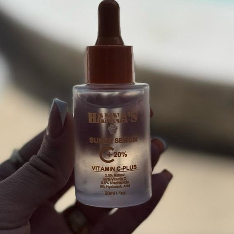 Super Serum C plus - 20% Vitamin C & Hyaluronic Acid for Perfect Skin Hydration - 30Ml