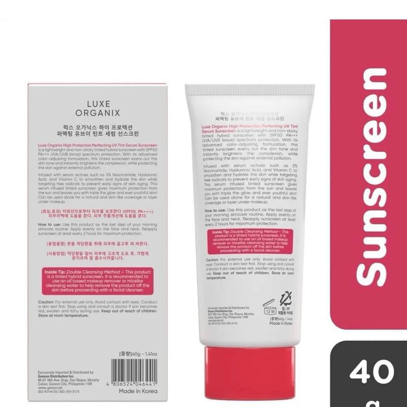 Luxe Organix Perfecting UV Tint Serum SPF 50 - 40G