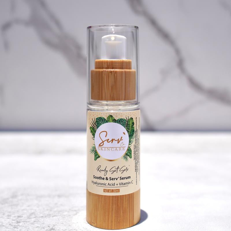 Soothe & Serv' Hyaluronic Acid + Vitamin C Serum Skin Repair