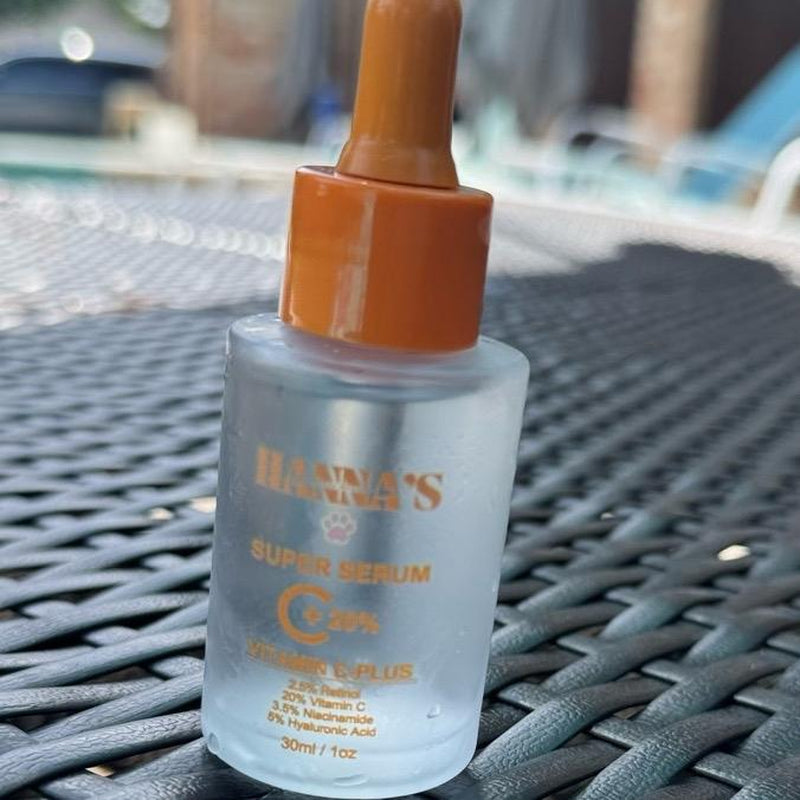 Super Serum C plus - 20% Vitamin C & Hyaluronic Acid for Perfect Skin Hydration - 30Ml