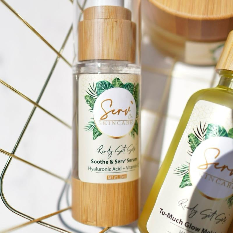Soothe & Serv' Hyaluronic Acid + Vitamin C Serum Skin Repair