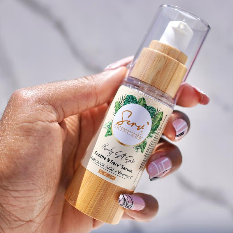 Soothe & Serv' Hyaluronic Acid + Vitamin C Serum Skin Repair