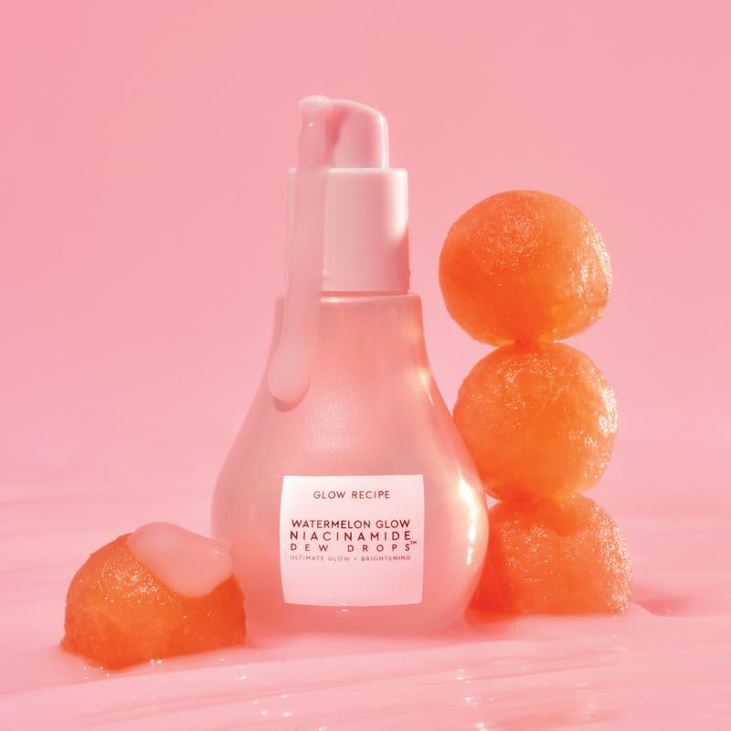 Glow Recipe Jumbo Watermelon Glow Niacinamide Dew Drops 80Ml, Brightens & Hydrates Skin, Lightweight Glow Serum