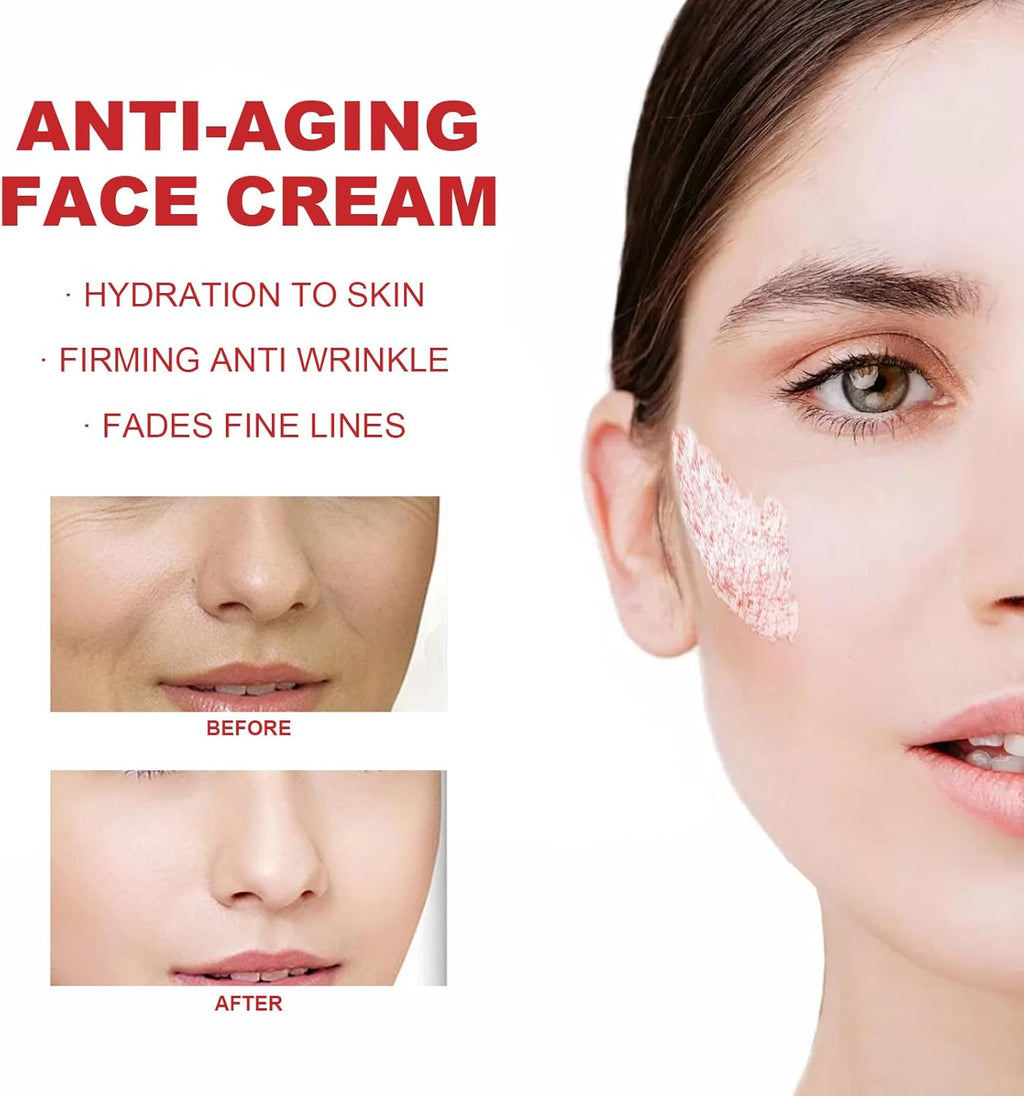 Dragon'S Blood Cream, Skin Care anti Wrinkle Cream, Dragon'S Blood Wrinkle Smoothing Face Cream, Anti-Aging Anti-Wrinkle Cream, Anti-Wrinkle Cream Body Cream for Firming Smoothing the Skin